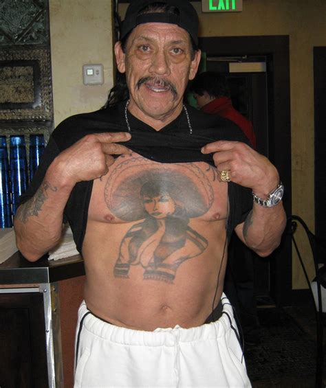 danny trejo chest tattoo
